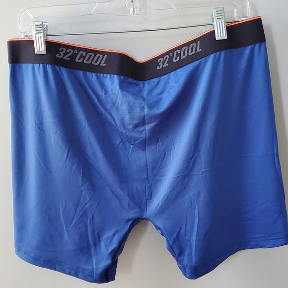 NWT 32 Degrees Mens Emotion Blue. Heat & Cool Underwear, Boxers - Picture 3 of 4